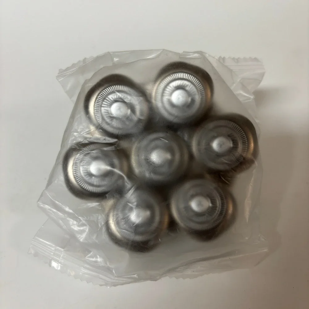 7 Head Replacement Shaver Blades for Electric Razor Men Bald Head Shaver Silver